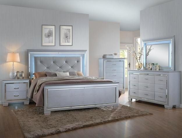 Lillian 4 Pc Bedroom Set B7100 - King Bed