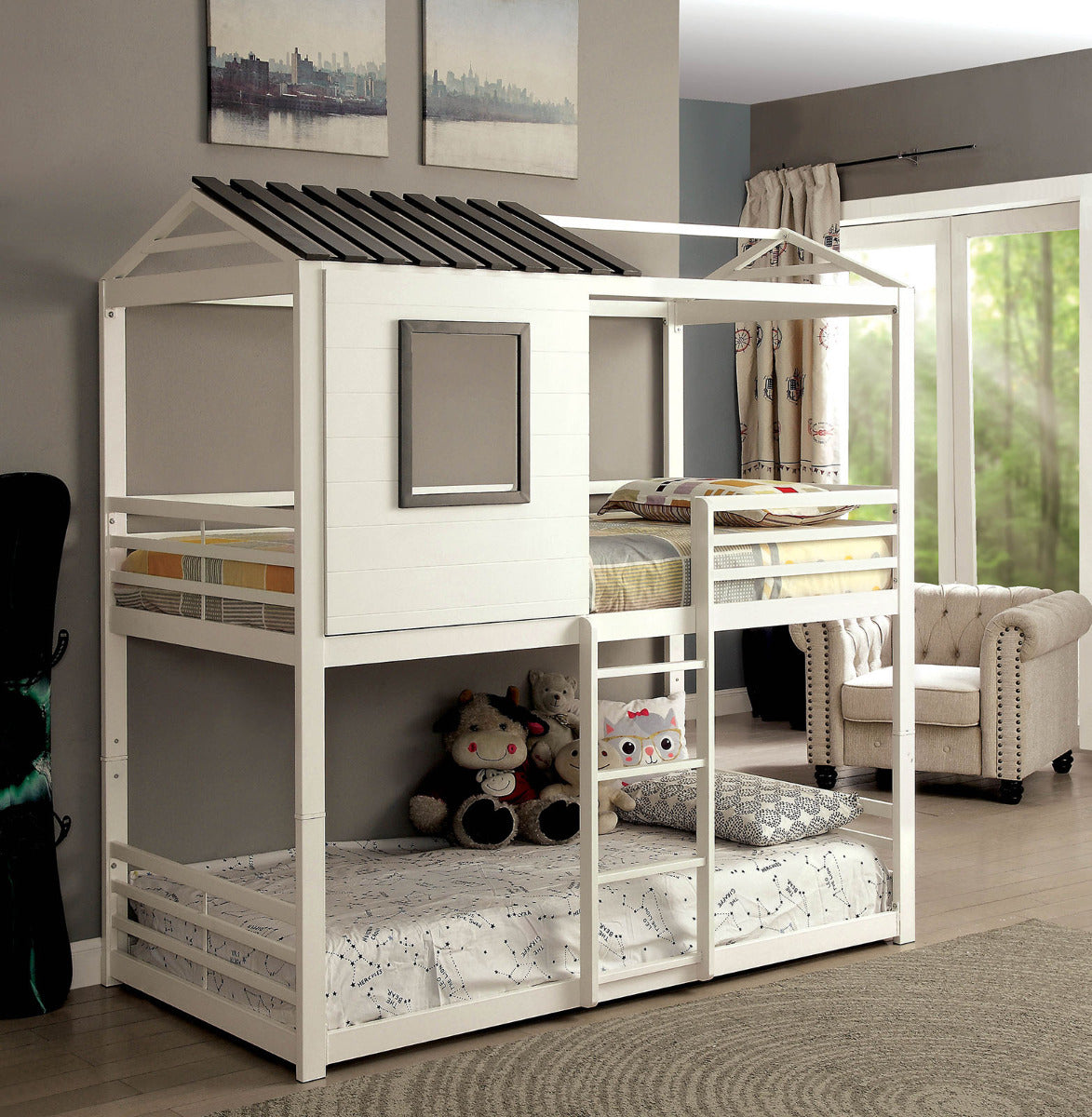 Stockholm Twin/Twin Bunk Bed - House Design