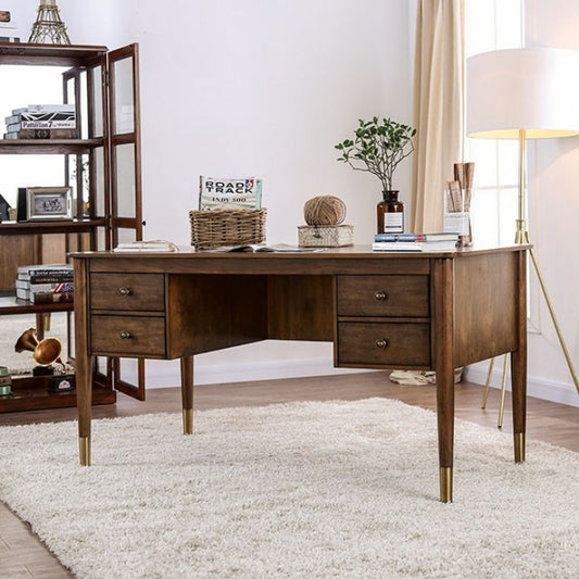 Reliance Antique Oak Desk - Furniture of America