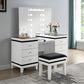 Juego de tocador Madonna en blanco y negro CM-DK824WH
