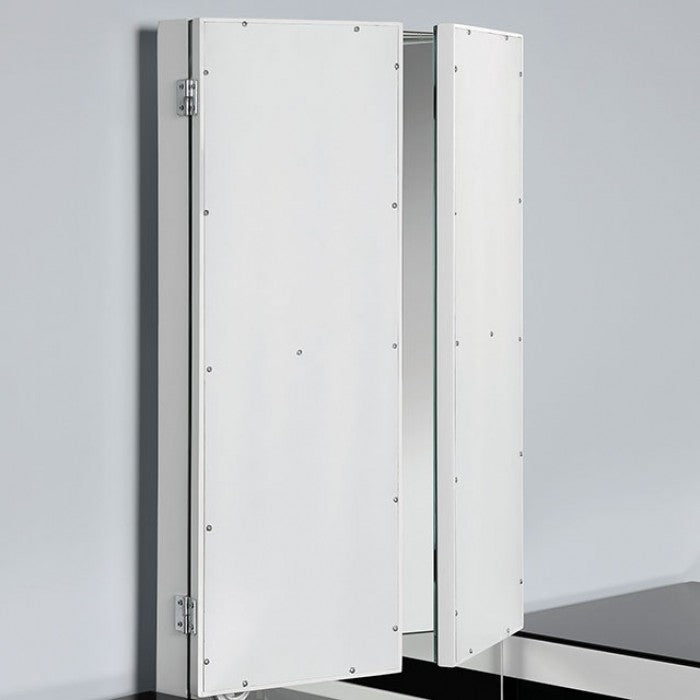 Juego de tocador Madonna en blanco y negro CM-DK824WH