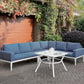 Sharon Contemporary Sectional - Two Tone Finish