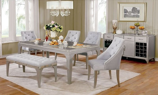 Diocles Silver Grey Dining Collection by FOA