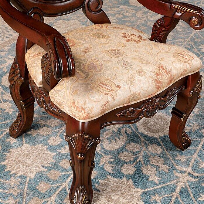 Normandy Dining Collection Brown Cherry Finish