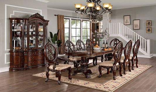 Normandy Dining Collection Brown Cherry Finish
