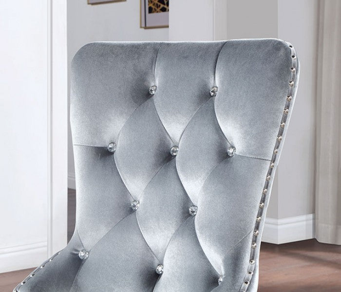 Furniture of America Adalia Silver Glam Dining Collection
