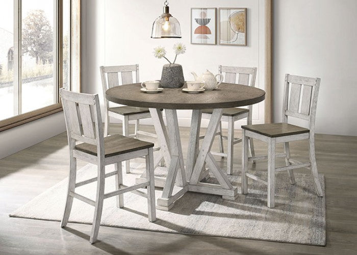 Dakota Round Table Dining Collection - Farmhouse Design