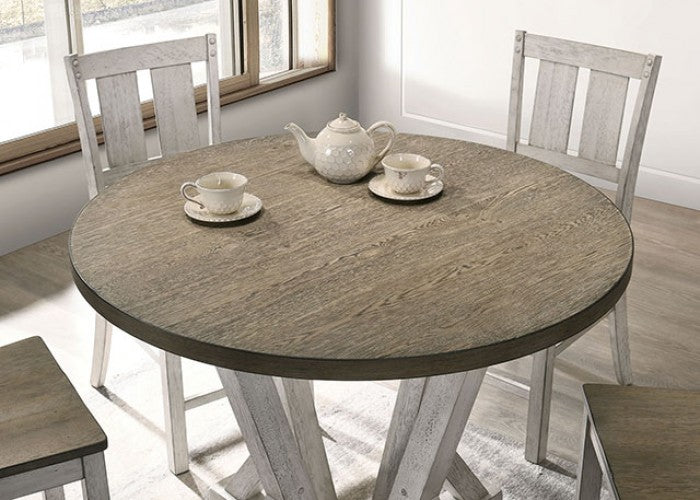 Dakota Round Table Dining Collection - Farmhouse Design