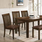 Garnet Walnut 6 Pc Dining Collection - Furniture of America