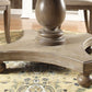 Kathryn CM3872RT 5 Pc Dining Set - Rustic Dark Oak