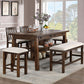 Fredonia 6 Pc Rustic Oak Dining Set