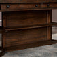 Fredonia 6 Pc Rustic Oak Dining Set