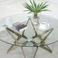 Alvise Contemporary Occasional Tables - Steel - Glass