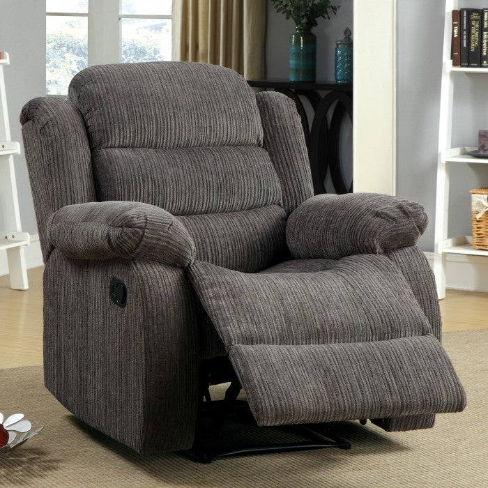 Millville Gray Chenille Recliner CM6173GY-CH