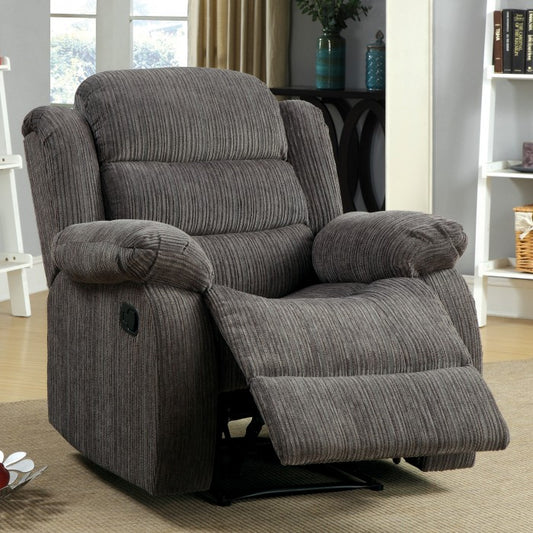 Sillón reclinable Millville de chenilla gris CM6173GY-CH