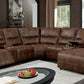 Chantelle CM6229BR Power Sectional - Furniture of America