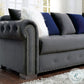 CM6239GY Wilmington Sectional - Grey Fabric