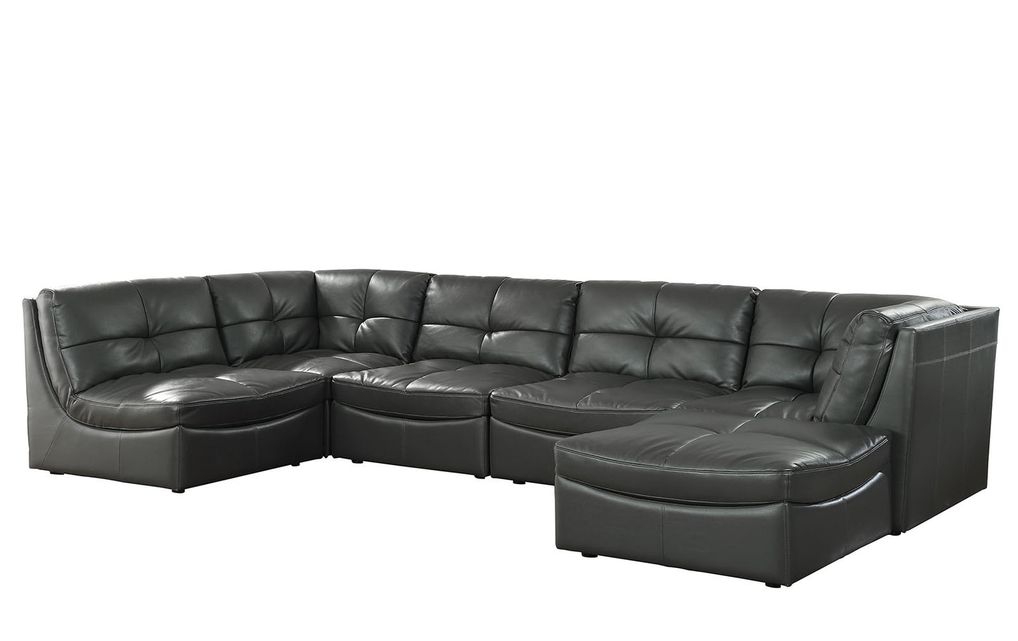 Libbie CM6456 Sectional - Breathable Leatherette