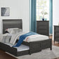 Brogan Gray Youth Bed with Trundle