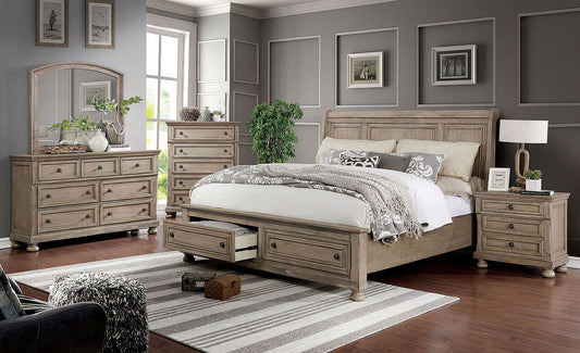 Wells 4 Pc Bedroom Set CM7568 - King Bed