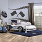 POE Police Squad Car Twin Bed - Working Lights