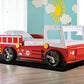 Firestall CM7644 Twin Fire Truck Bed w/Siren & Lights