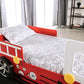 Firestall CM7644 Twin Fire Truck Bed w/Siren & Lights