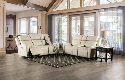 Barclay Power Sofa Collection - 2 Colors Leatherette