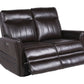 Coachella Dual Power Leather Reclining Sofa Set - Top Grain Leather