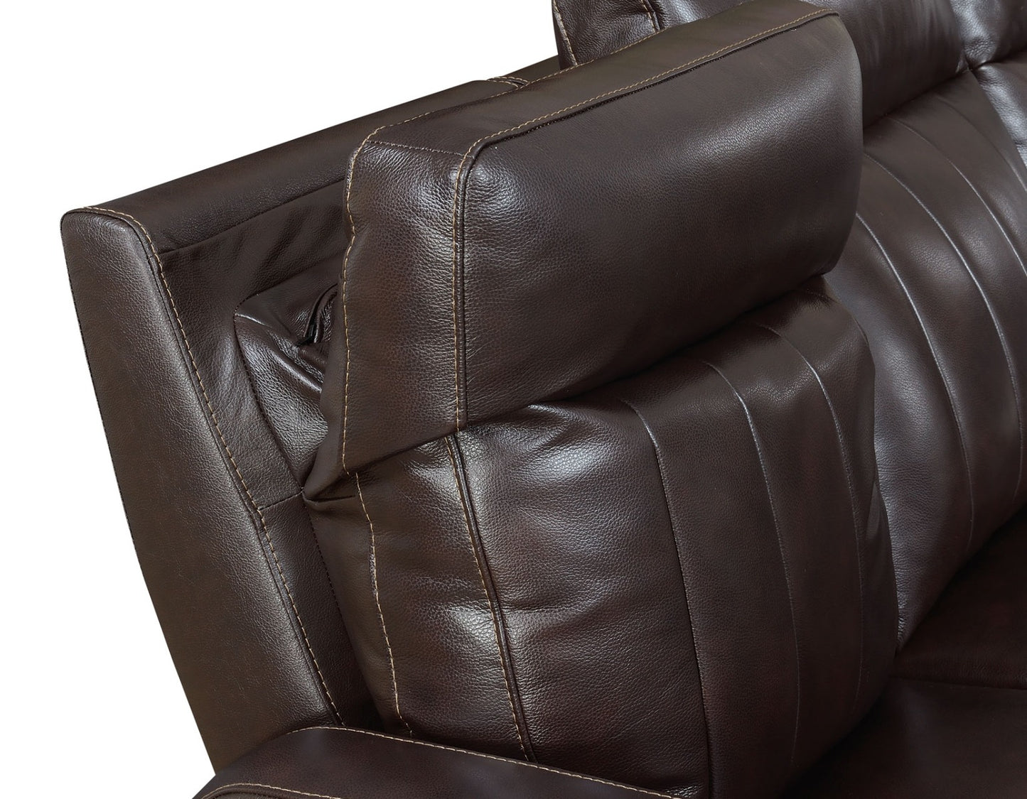 Coachella Dual Power Leather Reclining Sofa Set - Top Grain Leather