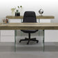 Cora Modern Office Desk - White Lacquer