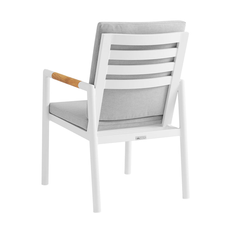 Armen Living Crown 5 Piece Outdoor Dining Set