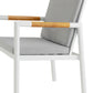 Armen Living Crown 5 Piece Outdoor Dining Set