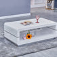 High Gloss Lacquer Coffee Table - White or Grey Finish