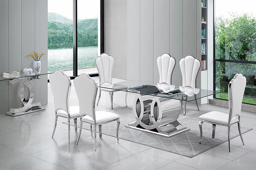 Colección de comedor Artisan Furniture RDT400S - Plata u oro