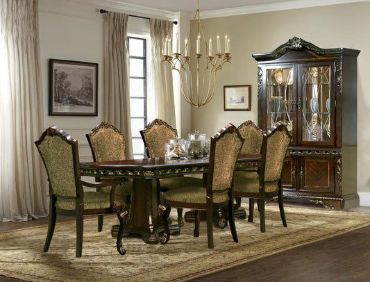McFerran D189 Hilton 7 Pc Dining Collection - 2 Extension Leaves