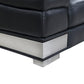 Global United 415 Italian Leather Sofa Collection - Black or Gray