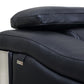 Global United 415 Italian Leather Sofa Collection - Black or Gray