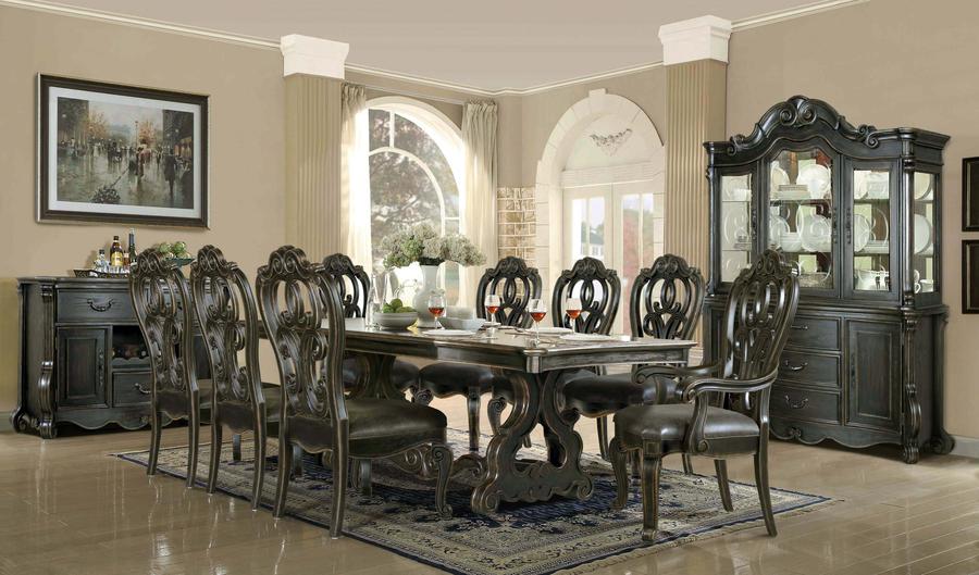 McFerran D525 Rio 9 Pc Dining Collection - Extension Leaf