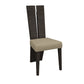 Colección de comedor Global United D59 Belize de 7 piezas, acabado gris