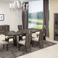 Global United D59 Belize 7 Pc Dining Collection - Gray Finish