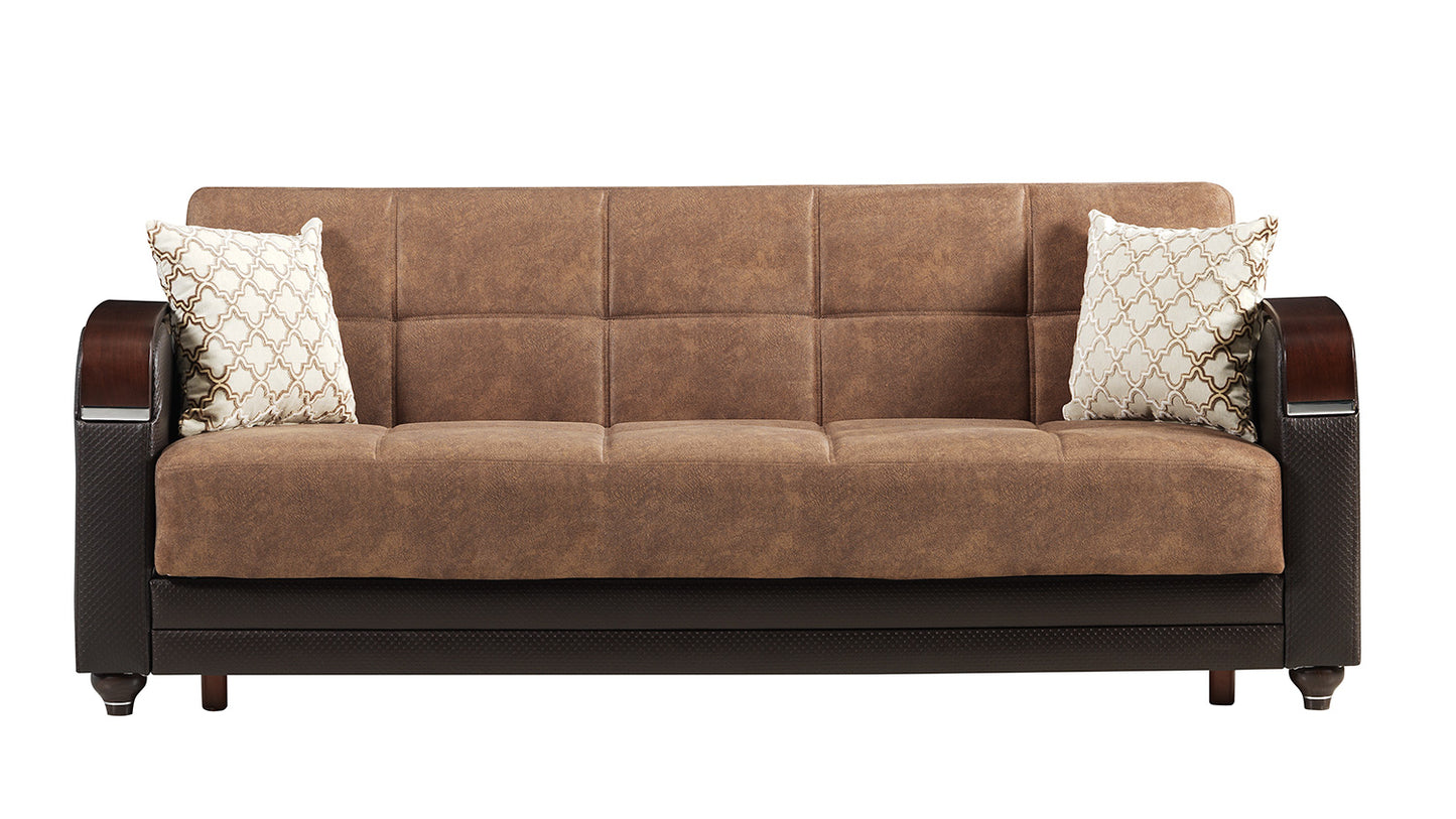 Daniella Sofabed Mocha - Made in Italy - Demka Furnishing