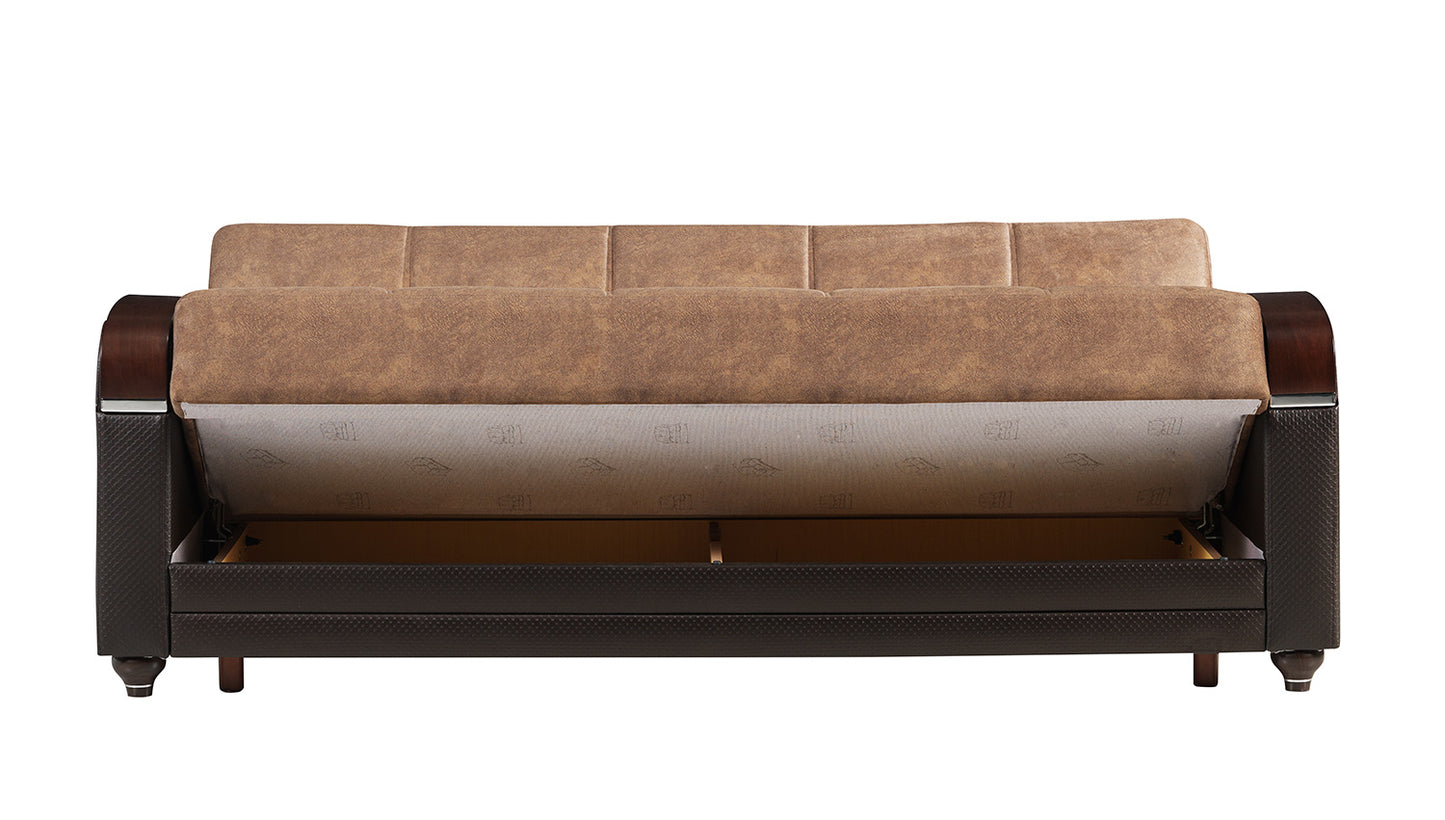 Daniella Sofabed Mocha - Made in Italy - Demka Furnishing