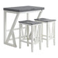 Mesa convertible Martin Svennson Del Mar Gable con 4 taburetes