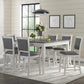 Martin Svensson 52029 Del Mar Dining Set - White & Grey Finish