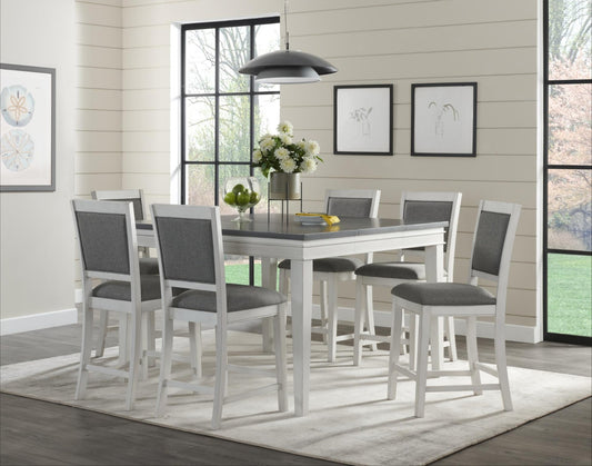 Martin Svensson 52029 Del Mar Dining Set - White & Grey Finish