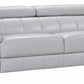 Global United 415 Shadow 3 Pc Sofa Set - Light Gray