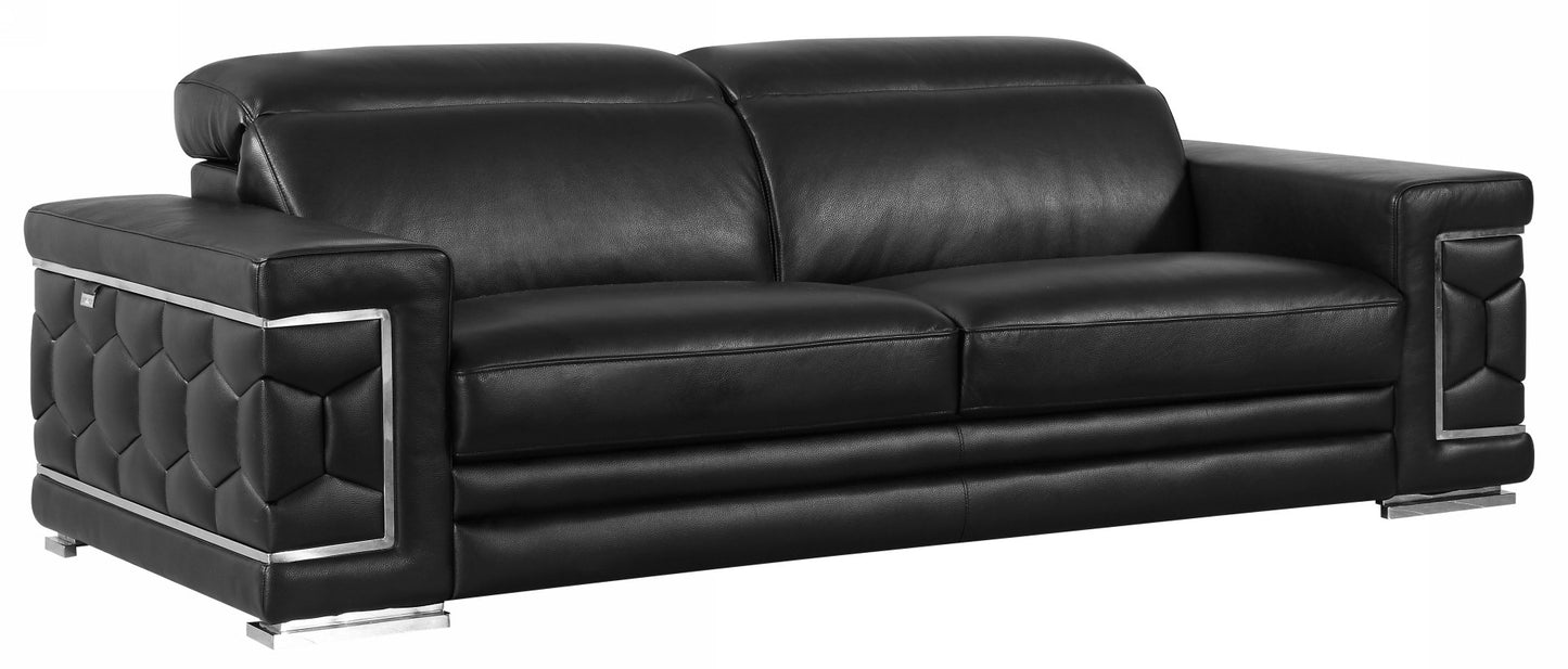 692 Genuine Italian Leather Sofa Set by Global United - 5 Colors