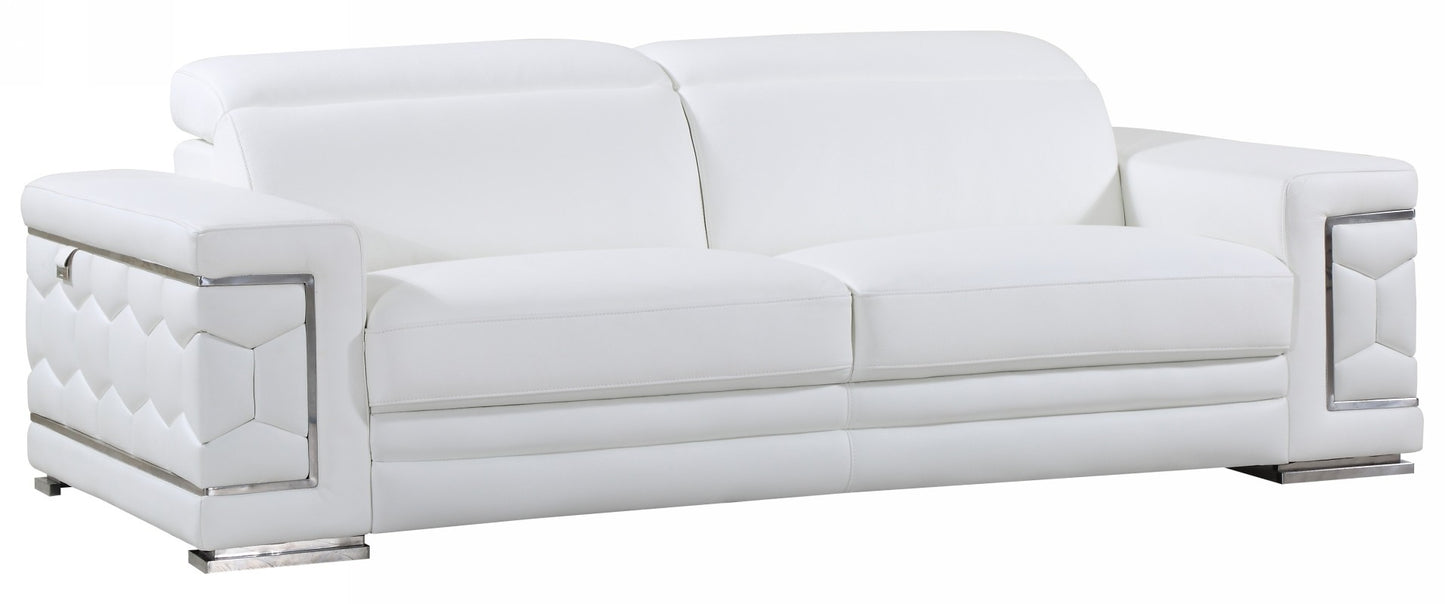 692 Genuine Italian Leather Sofa Set by Global United - 5 Colors