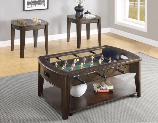 Diletta 3-Piece Game Set - Foosball Cocktail & 2 Game End Tables